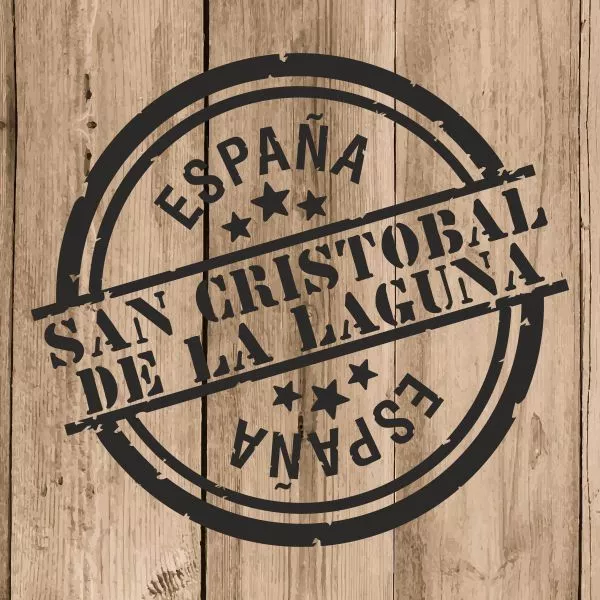 San Cristobal de la Laguna Sticker Vinyl 10 cm / 4" Decal Stamp Spain Car Laptop