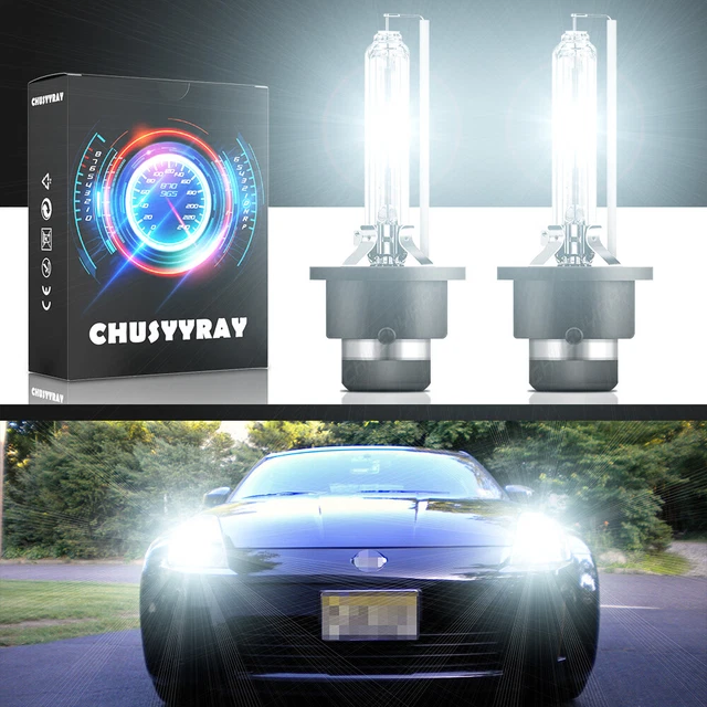Ampoules Xenon D5S BIHEE 6000K - Blanc Diamant 12V 35W Pour Phare Voiture - Kit HID Conversion - 1 Lampe