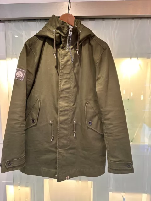 Bonded hooded parka pretty green clearance