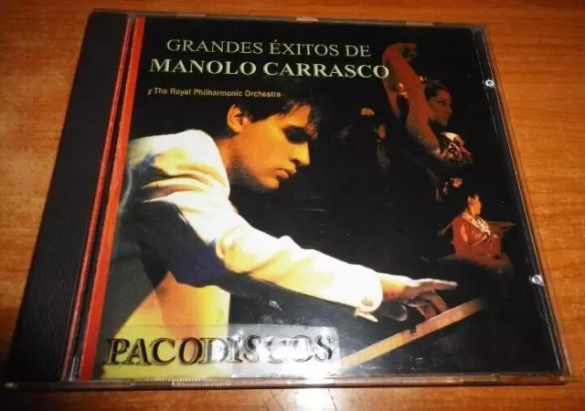 MANOLO CARRASCO Y THE PHILARMONIC ORCHESTRA Grandes éxitos CD ALBUM 2002