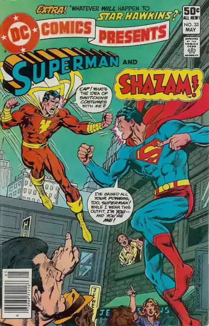 DC Comics Presents #33 (Newsstand) FN; DC | Superman Shazam - we combine shippin