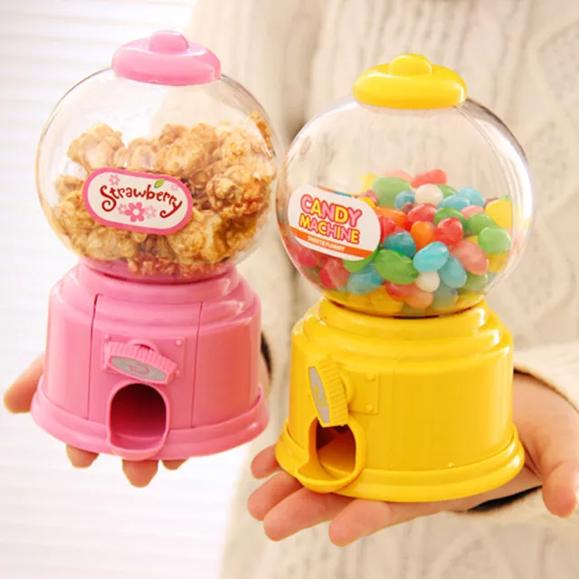 Gumball Machine Bubble Gum Dispenser Mini Retro Candy Vending Vintage Colorful 2