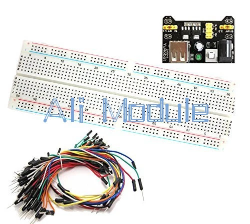 New MB-102 Solderless Breadboard Protoboard 830 Tie Points 2 buses Test Circuit