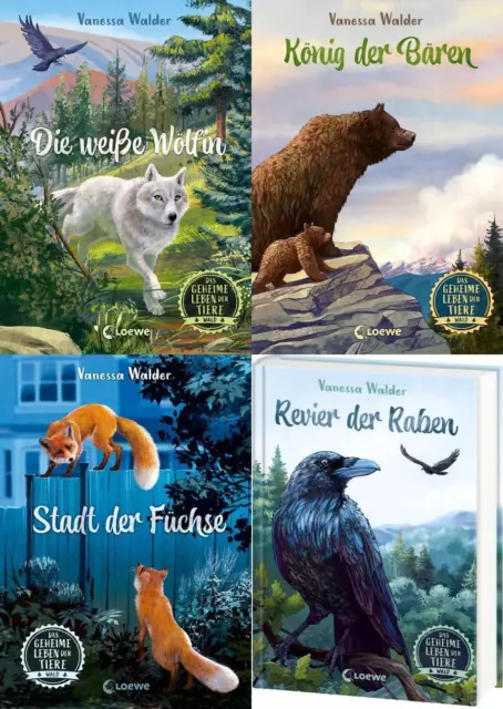 Vanessa Walder / Das geheime Leben der Tiere im Wald Band 1-4 plus 1 exklusi ...