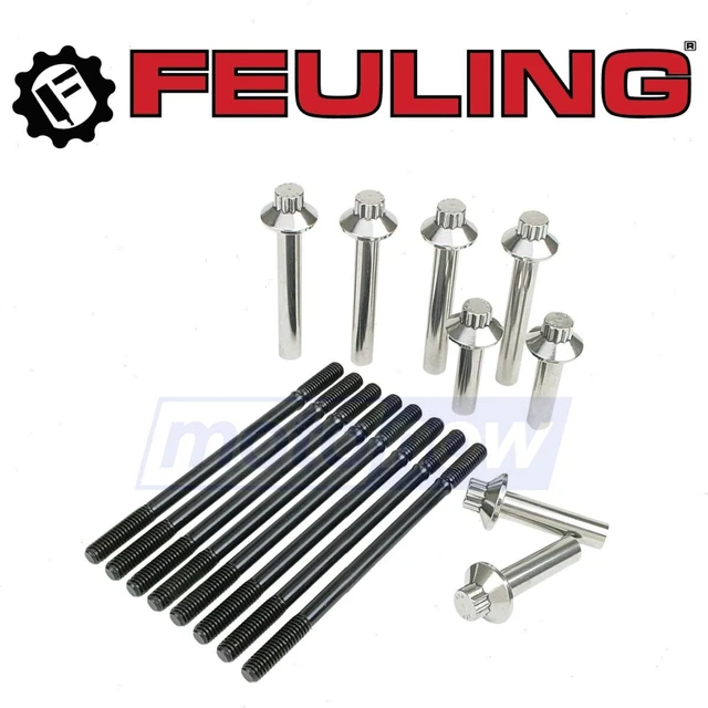 Feuling Twin Cam Head Bolt/Cylinder Stud Kit for 2003-2006 Harley Davidson jf