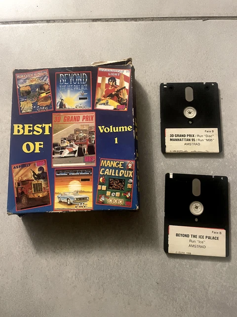 Jeu Amstrad CPC 6128 - BEST OF ELITE VOL 2 Hit Pak - Bon état, Rétro Gaming
