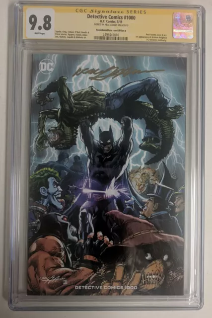 DETECTIVE COMICS #1000 CGC 9.8 SS Signed Neal Adams - Variant B