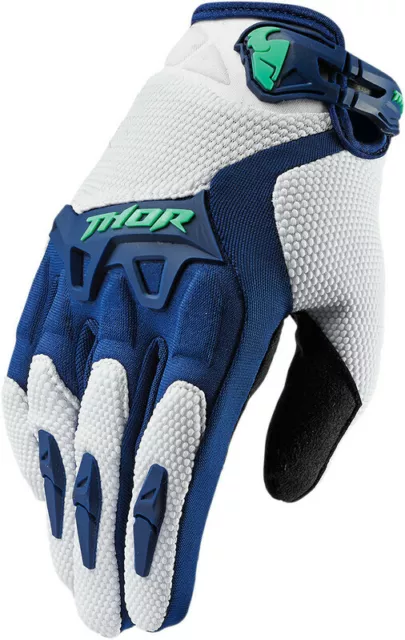 NEW Thor MX Spectrum White/Navy Womens Off Road Motocross Riding Gloves