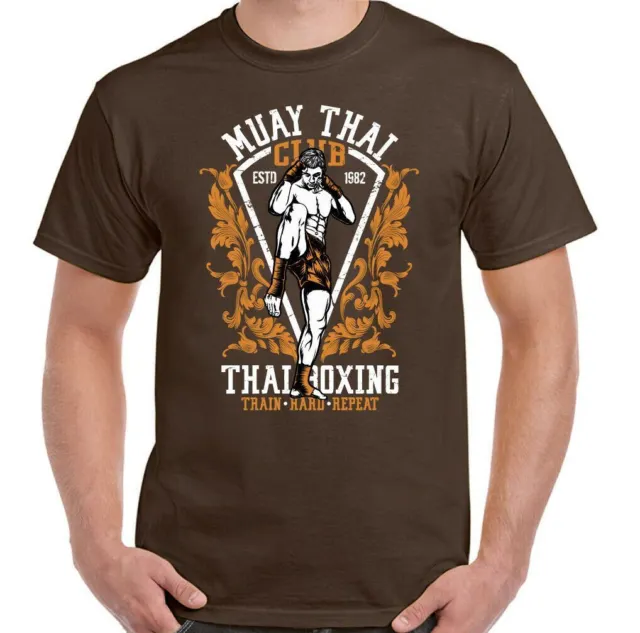 T-shirt MUAY THAI UFC MMA arti marziali allenamento top palestra guanti tigre maglietta da combattimento 3