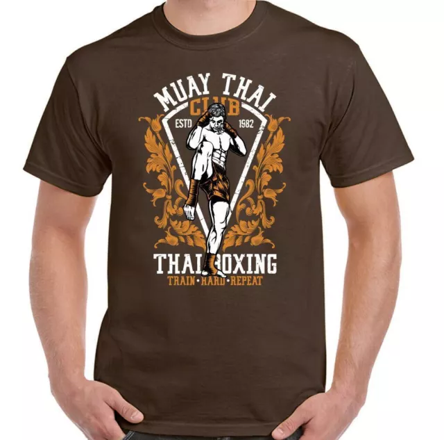 T-shirt MUAY THAI UFC MMA arti marziali allenamento top palestra guanti tigre maglietta da combattimento 3