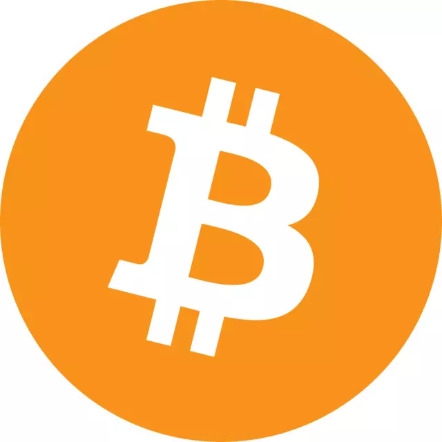 Bitcoin BTC Logo Self Adhesive Vinyl Sticker