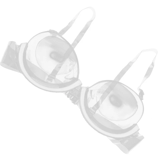 Reggiseno a spinta trasparente sauna biancheria intima balcone abito da sposa abbigliamento Miss