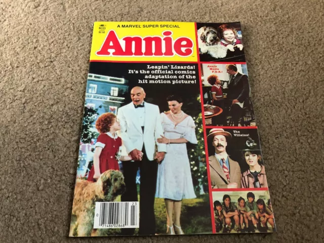 SUMMER 1982 #23 MARVEL COMICS SUPER SPECIAL magazine ANNIE