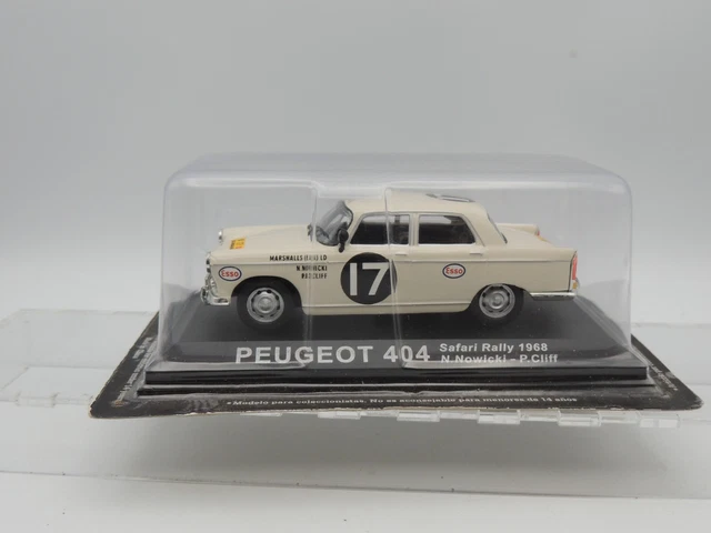 PEUGEOT 504 TI - Rallye du Maroc 1976 - équipage J.P. NICOLAS - GANET - échelle 1/18 - Neuve en boite non déballée - ref n° 30 - Collection