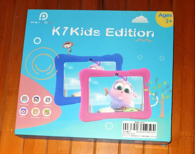 Kids Tablet 7 Inch Android 10 32GB Wifi Bluetooth Tablet PC Ages 3+