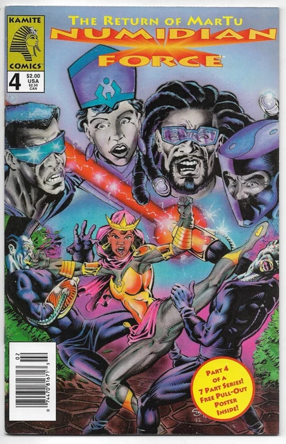 Numidian Force #4 Kamite Comics Brunson Williams 1993 VFN
