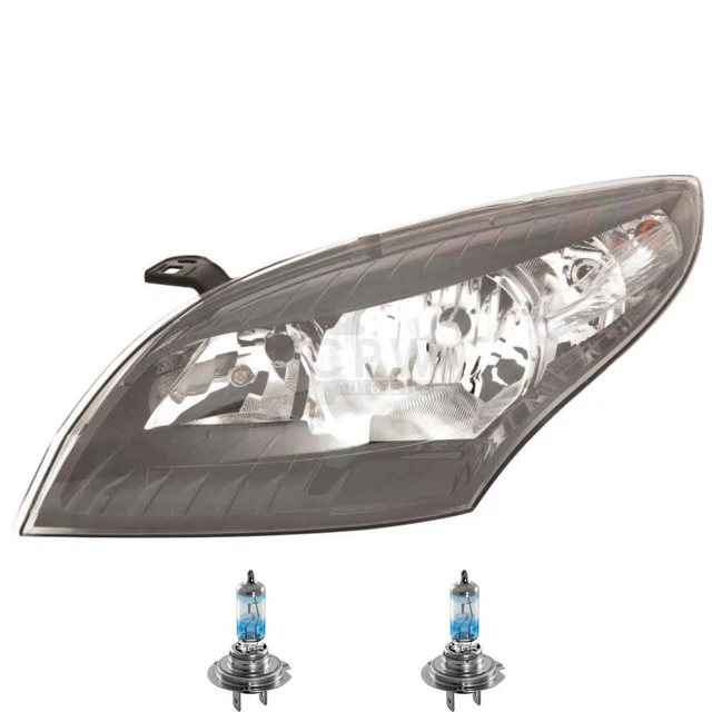 Set Di Fari Alogeni Compatibile Con Renault Megane III 08-12 H7