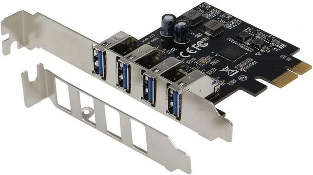 - PCI Express USB 3.1 Gen I (5Gbps) 4 Port Adapter with Low Profile Bracket - Su