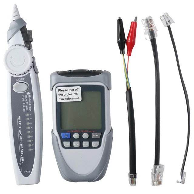 Grigio Tester per cavi di rete Mappatura ID  CAT5, CAT5e, CAT 6, CAT 7 CAT 8