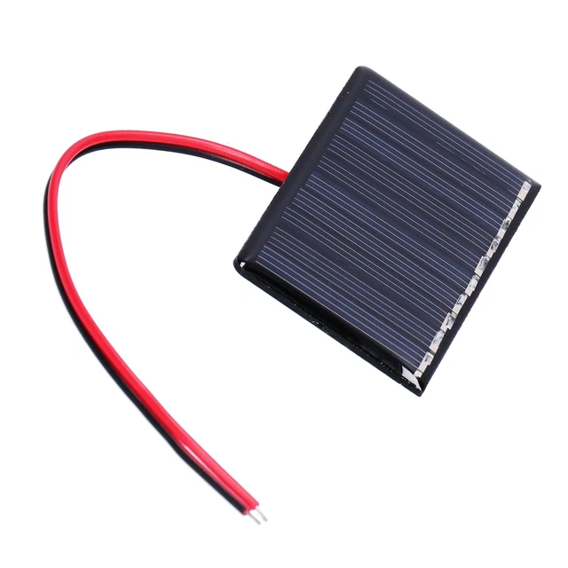 4 Pièces Panneaux 'énergie Solaire Mini Panneau Solaire 2.67x1.41 Pouces