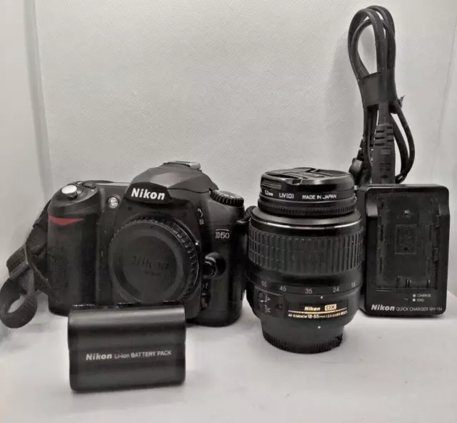 Nikon D50 6.1 MP Digital DSLR Camera Kit AF-S Nikkor DX 18-55mm 3.5-5.6G Lens