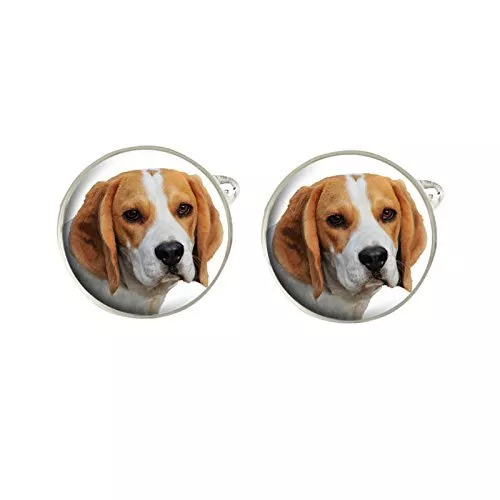 Beagle Dog Mens Cufflinks Birthday Fathers Gift C63