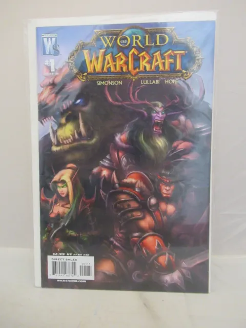 Wildstorm Comics  WORLD OF WARCRAFT #1 January 2008 VF Boarded/Bagged !!