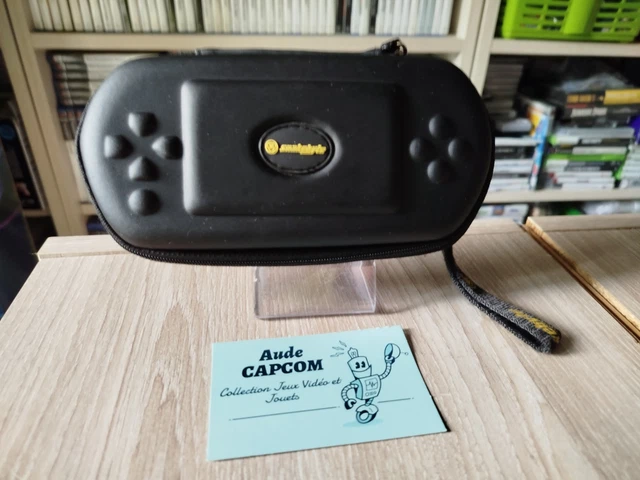 Sacoche De Rangement Banane Sega Game Gear - Carrying Case Originale, Occasion, Couleur Noire En Plastique