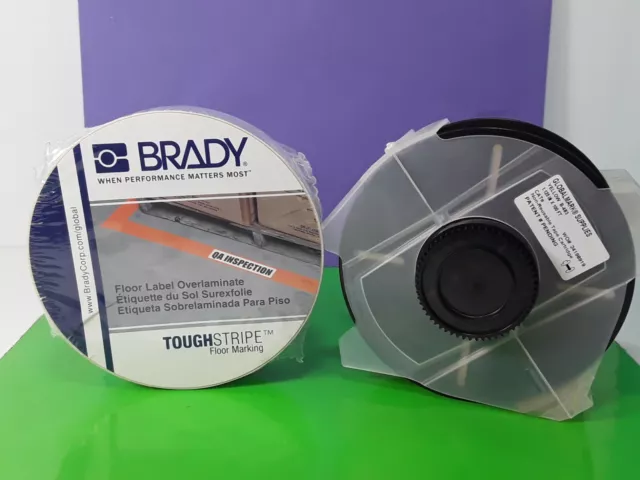 Brady 142162 B-483 GlobalMark® Toughstripe Label w/Over Laminate Poly 142136