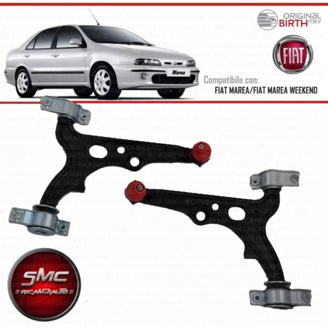 2 BRACCI ORIGINAL BIRTH FIAT MAREA e MAREA WEEKEND - NUOVI - TRAPEZI - ANTERIORI