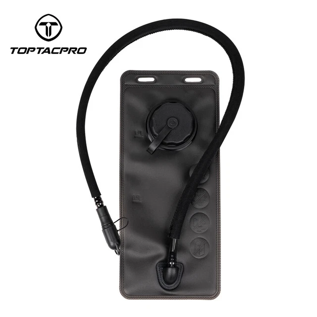 Sac D'hydratation Tactique TOPTACPRO 1L - Nylon 500D, Compatible MOLLE, Pour Chasse Ou Randonnée