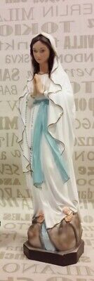 Statue de La Madonna de Lourdes CM 40 IN Résine Produit Italien