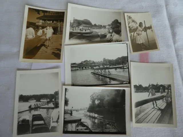 Vintage Lot Photographs; Canoe Interest (3179) Clean Items Boating
