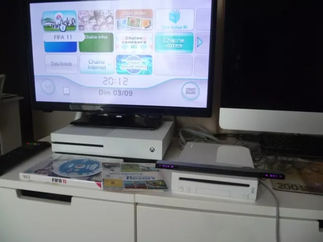 Console NINTENDO WII PACK AVEC JEUX.