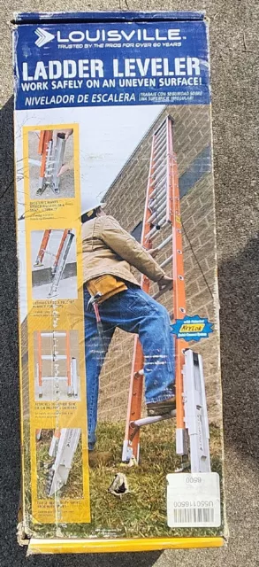 Louisville LeveLok LP-2220-01 Heavy Duty Swivel Ladder Leveler 375LB Cap S1