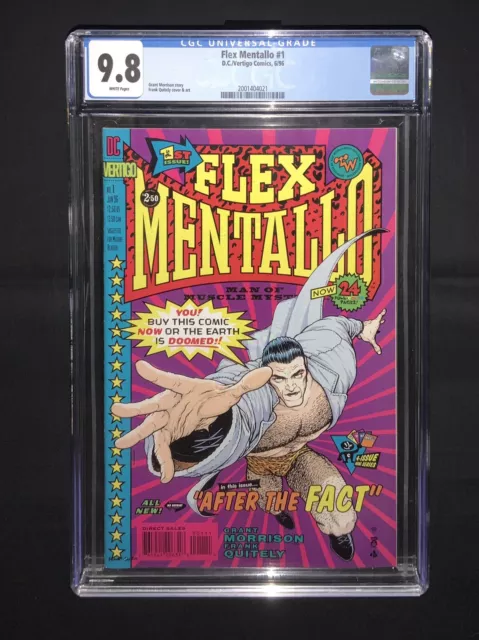 FLEX MENTALLO 1 CGC 9.8 Morrison Quietly 1996 Vertigo DC Doom Patrol Key.