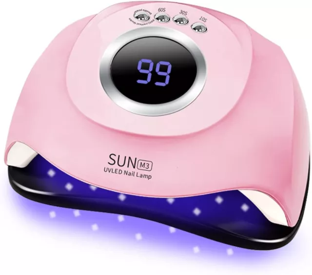 UV Nail Lamp, Professional 168W UV LED Nail Dryer for Gel Polish, Ultra F