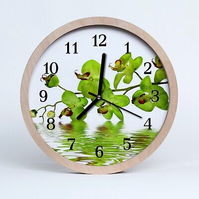Bamboo Bamboo Bamboo Tulup Horloge murale en bois 25fi cm horloge en bois 