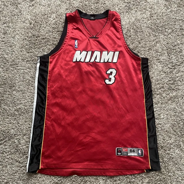 Nike Dwayne Wade Miami Heat Nba Nike City Edition Jersey Size 50 - Length +2