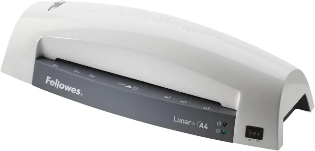 Fellowes Lunar A4 Home Laminator, 80 and 125 Micron, white