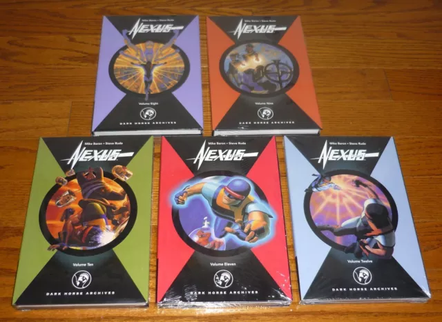Nexus Archives Volume 8-12 SEALED Dark Horse hardcovers, Steve Rude Mike Baron