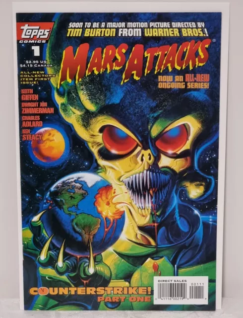 Mars Attacks #1 - Charlie Adlard - Topps Comics 1995 NM