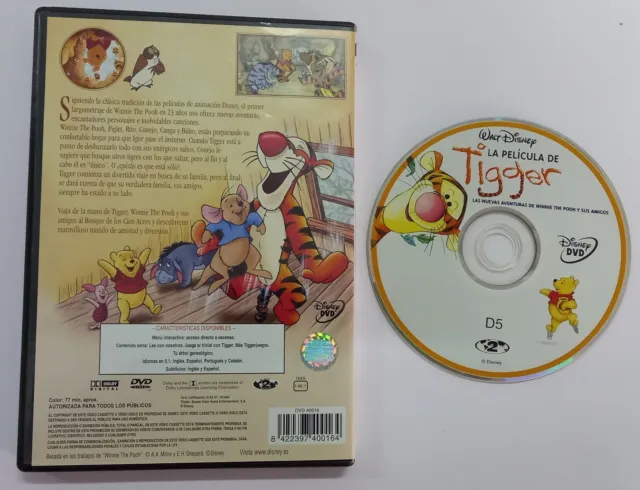 La Pelicula De Tigger - Dvd - Walt Disney - Winnie The Pooh Y Sus Amigos 2