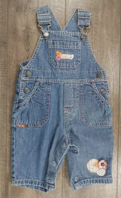 Baby Boy Clothes Vintage Carter's 3 Month Patchwork Jean Overalls