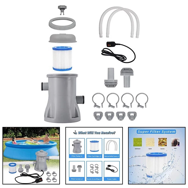 NON UTILIZZATO] 40 Paia Di Calze Per Filtro Piscina, Cestello Di Pulizia Per Piscine Interrate O Fuori Terra 89866579