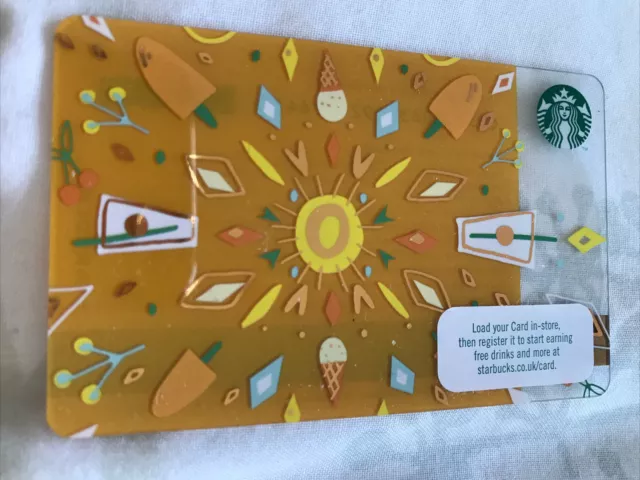 Starbucks Gift Card Brand New Unloaded Frappuccino Design