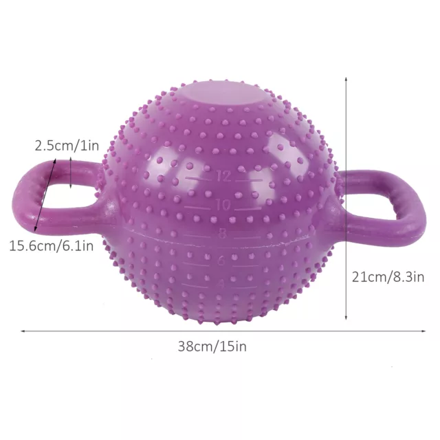 (Violet) 02 015 Kettlebell Rempli &apos;eau Kettlebell à Prise Confortable Avec