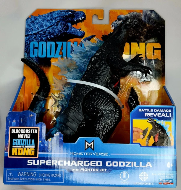 GODZILLA VS KONG Monsterverse Supercharged Godzilla with Fighter Jet 6