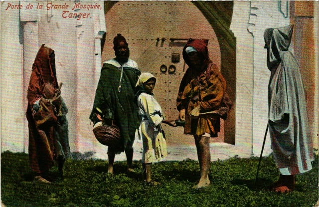 CPA AK TANGER Porte de la Grande Mosquee MAROC (824840)