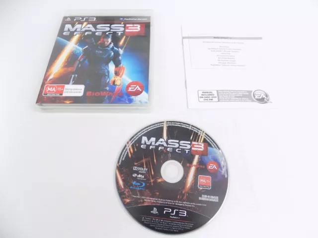 Mint Disc Playstation 3 Ps3 Mass Effect 3 III Free Postage